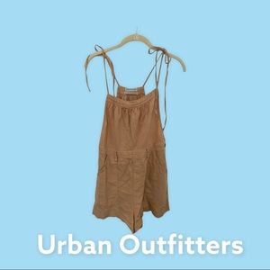 UO Tie Shoulder Romper with Pockets
